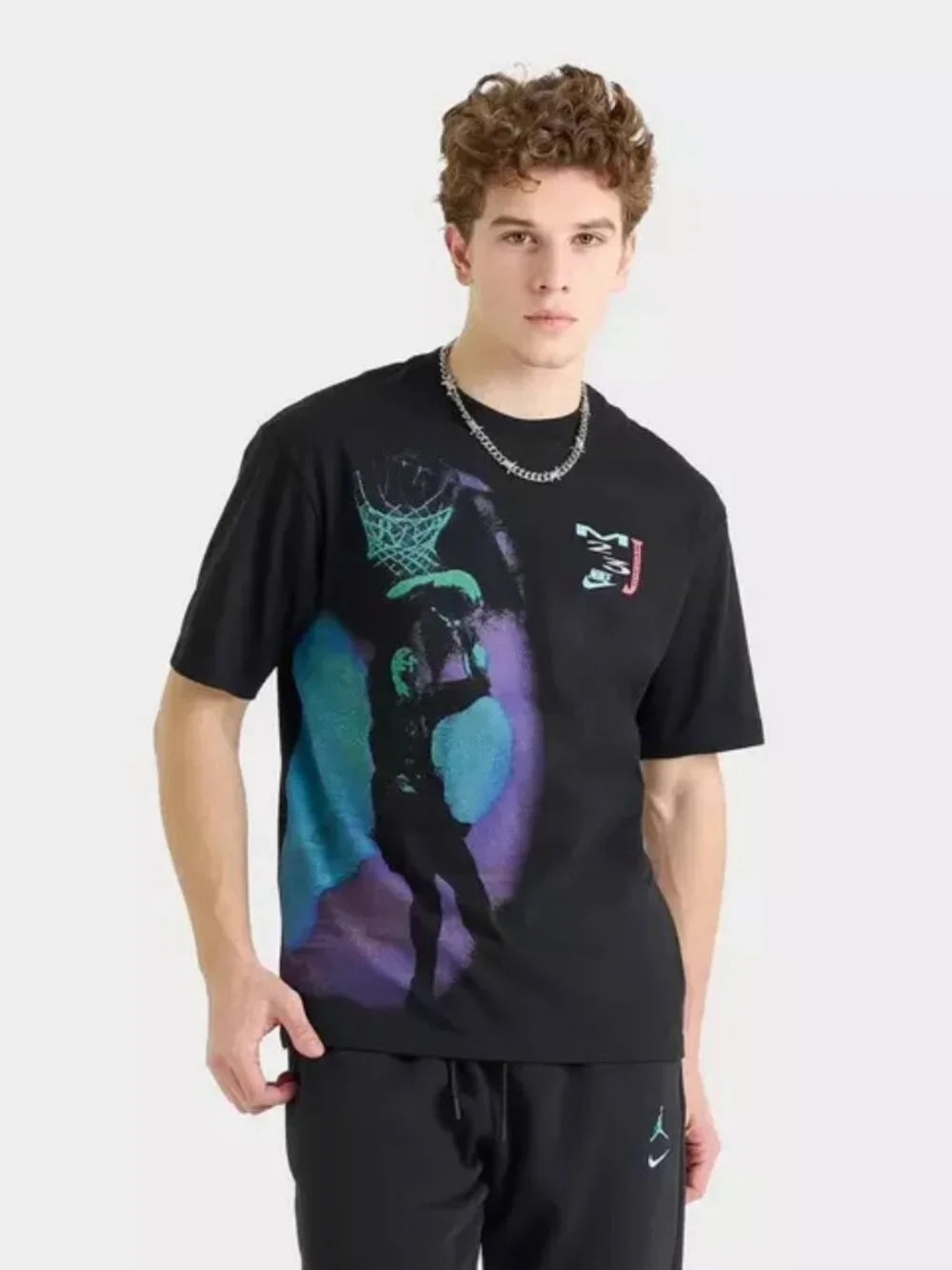 Men's Jordan Brooklyn Dream Dunk Graphic T-Shirt - Black IF3038-010